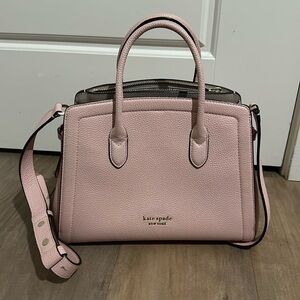 Kate spade knot medium pink satchel